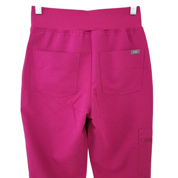 Figs High Waisted Zamora Petite Jogger Scrub Pants Womens Size XXS/P Pink NWT - Picture 6 of 7